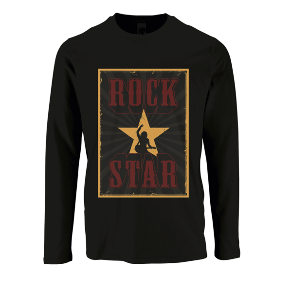 T-shirt μακρυμάνικο ROCK STAR